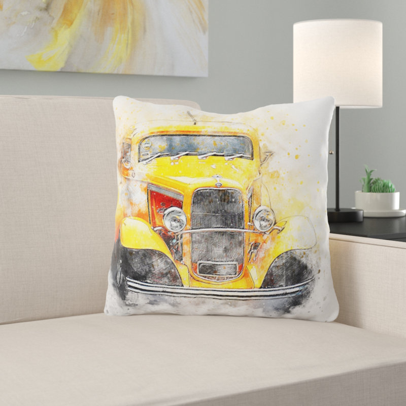 Coussin de voiture Glenlee, Microsuède, Intérieur