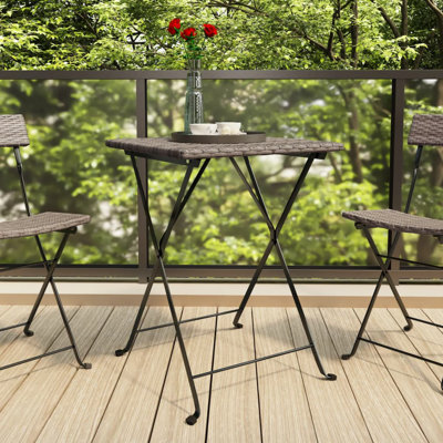 Lakai Rectangular Folding Outdoor Bistro Table , 54cm cm W 55cm cm D