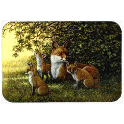Planche à découper sous l’arbre caroline trésors foxes