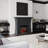 Modern Ember Augustine Mantel Package with 28" Electric Fireplace - Alexa & Google Asst Compatible-96920591