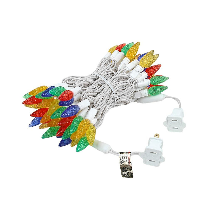 Guirlande lumineuse 70 lumières, Rouge / Vert / Jaune
