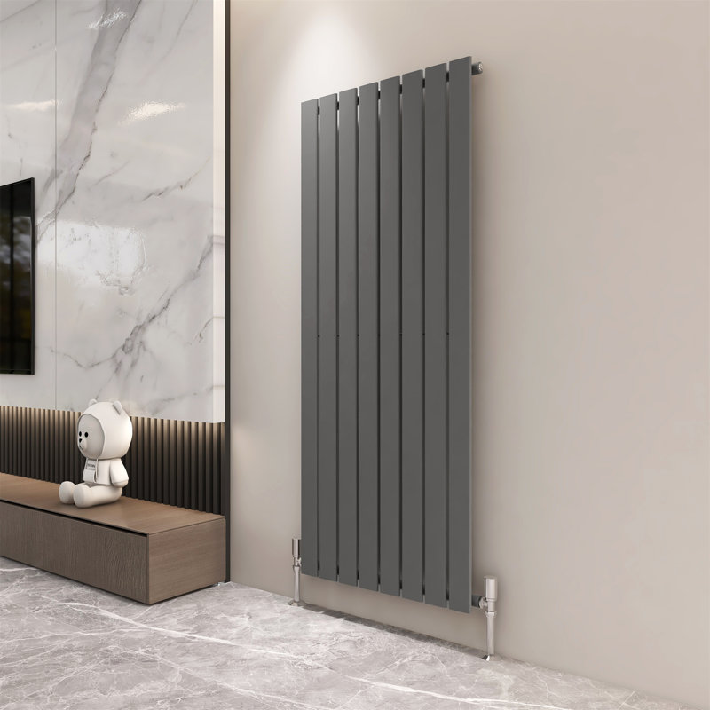 Aarvik Designer Radiator, 1600cm H x 544cm W, Grey
