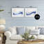 Dreamy Indigo Mist, ensemble de 2 impressions encadrées sous verre, design par Andrea Haase-1745624849-1745624847