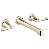 Levoir® Two-Handle Wall Mount Lavatory Faucet - Less Handles
