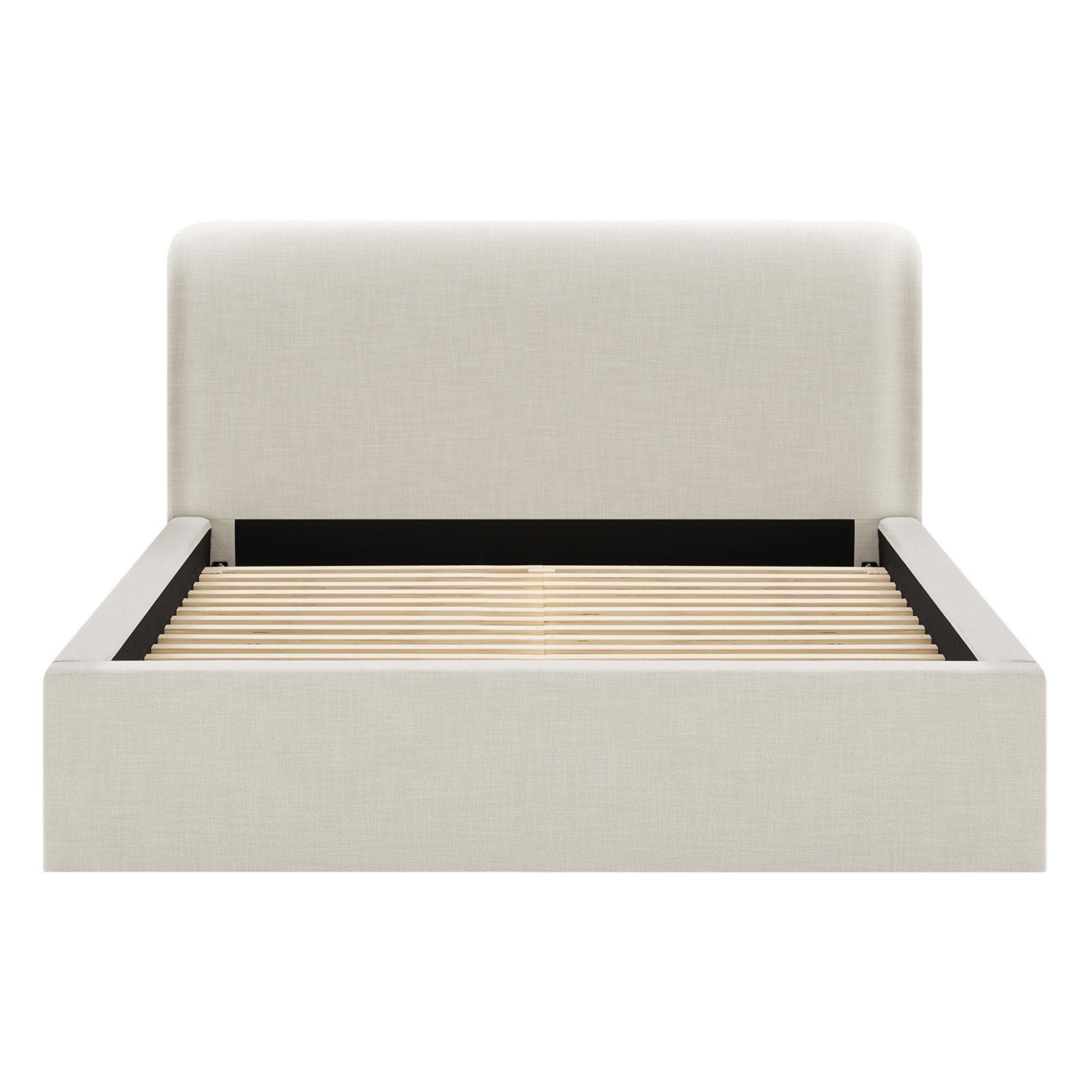 Denton Linen Upholstered Bed, Queen, Effie Linen