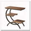 Table de bout, table d'appoint en forme de C