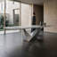 Rectangle Marble Pedestal Dining Table-260099184