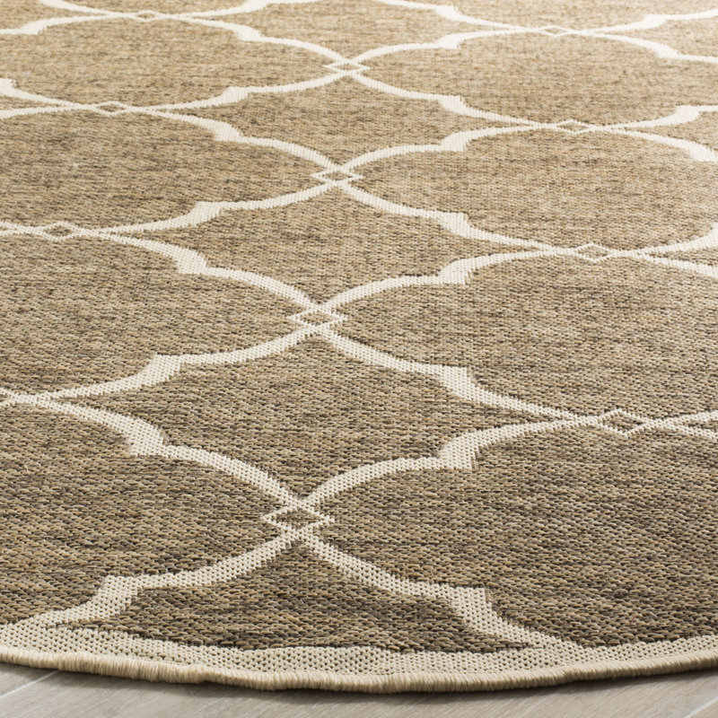Miesha Performance Abstract Indoor/Outdoor Area Rug, Rectangle 8' x 10'