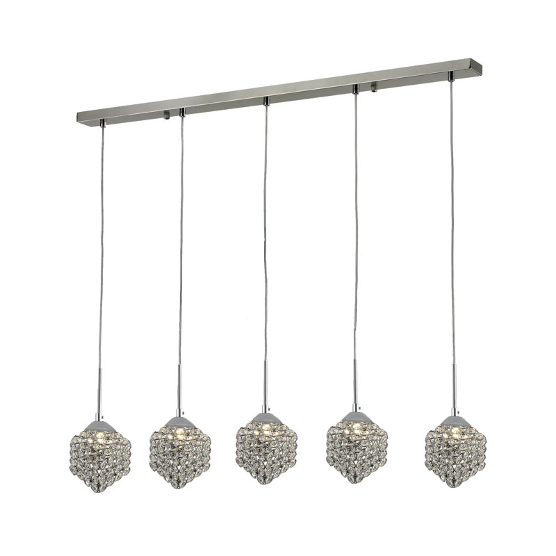 Lowall 5 - Light Kitchen Island Pendant