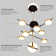 Aabin 8 - Light Unique / Statement Semi Flush Mount Geometric LED Chanderlier