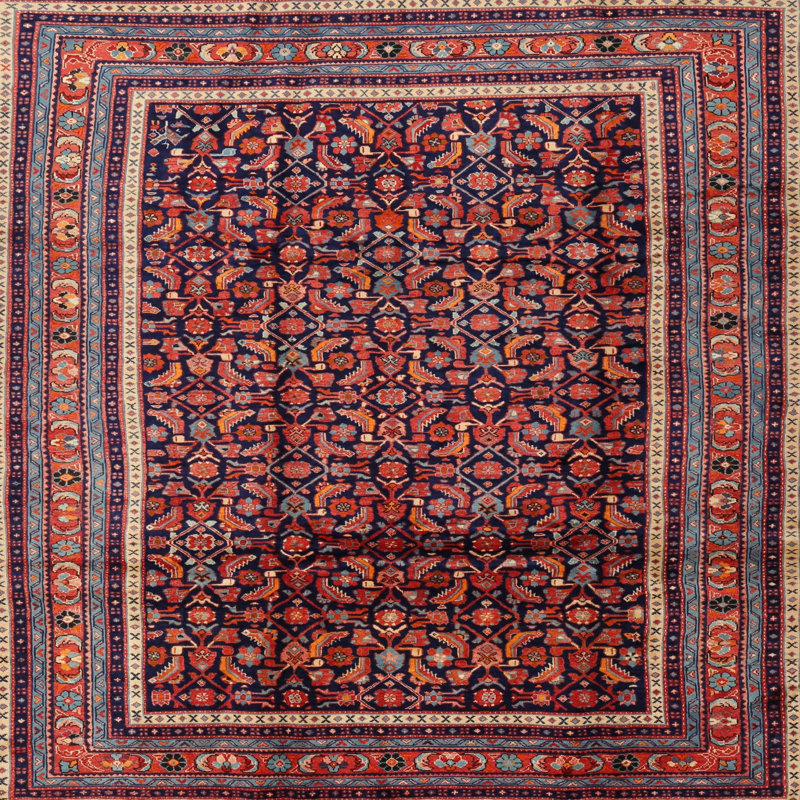 Clausell Oriental Indoor Rug, Square 8'