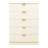 La Terrazza 5-Drawer Chest - Creamy Pearl