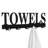 Dual Wall Mounted Towel Hook