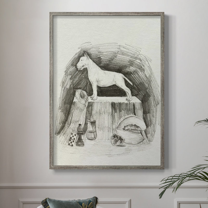 A Gentleman II, reproduction encadrée - bois massif