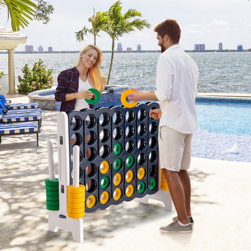 Jumbo 4-to-score Giant Game Set, Dark Blue