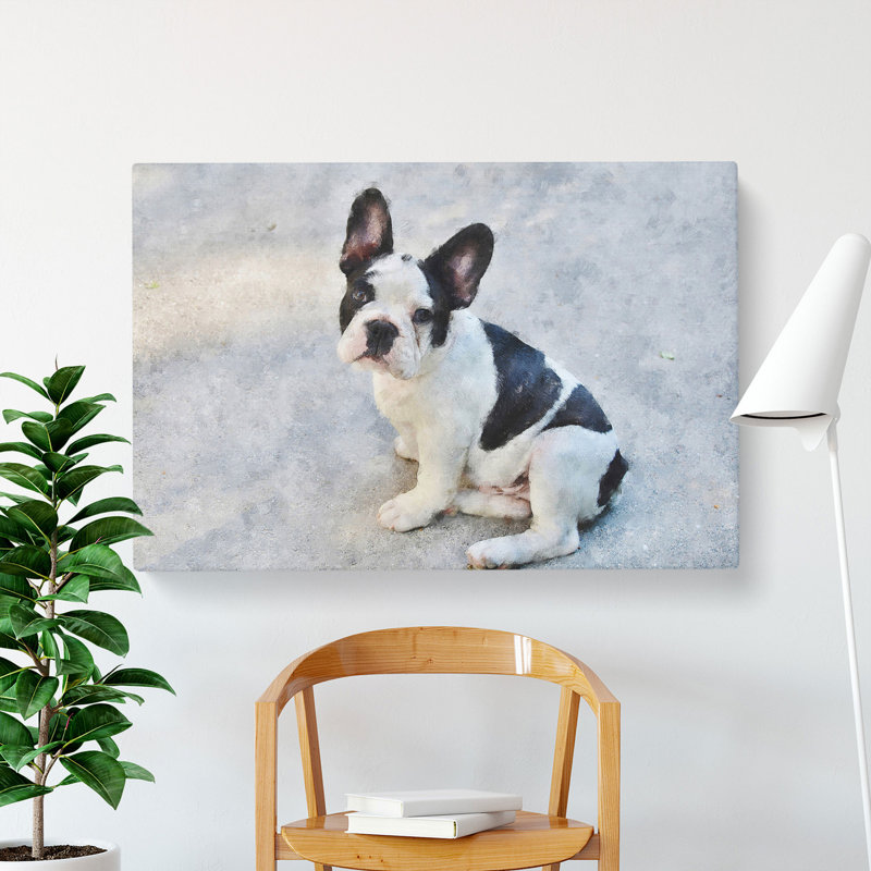 French Bulldog Vol.3 - Wrapped Canvas, 40cm H x 60cm W x 3cm D