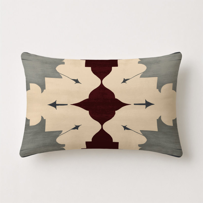 Elemental Streams Indoor And Outdoor Throw Pillow, Rectangle 14"H x 20"W
