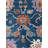 Blue Hand Knotted Wool T.Blue / Gray Traditional Classic 8' x 10' Area Rug