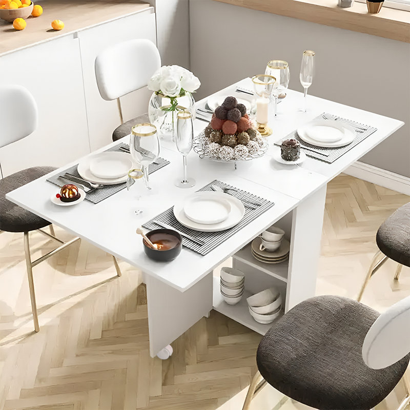 Metal Base Dining Table