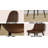 Dining Chairs Set Of 4, Modern Style Chairs, Saddle Leather Cushioned Seats, Spoon Shaped Kitchen Chair With  Metal Legs, Dining Chairs For Restaurant Kitchens