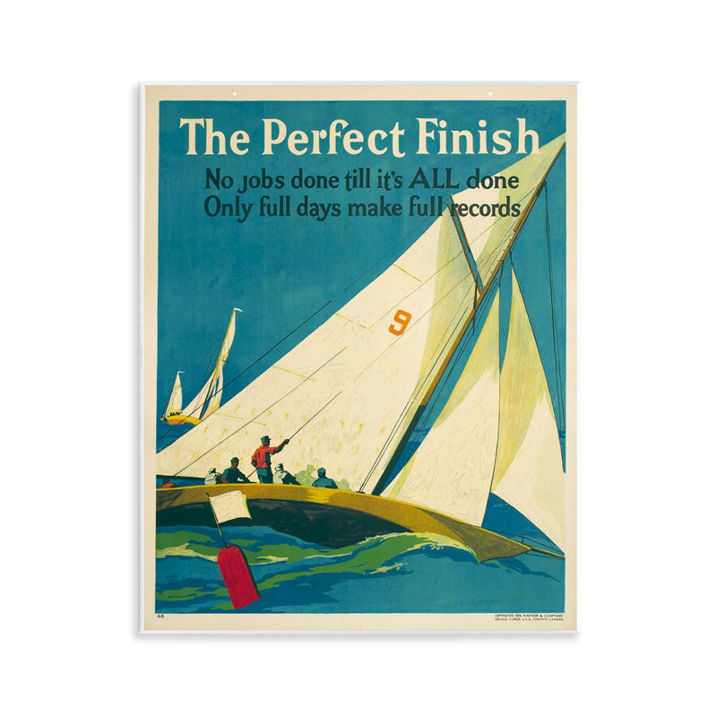 Plaque murale «Perfect Finish Antique Sailors», conception par Marcus Jules