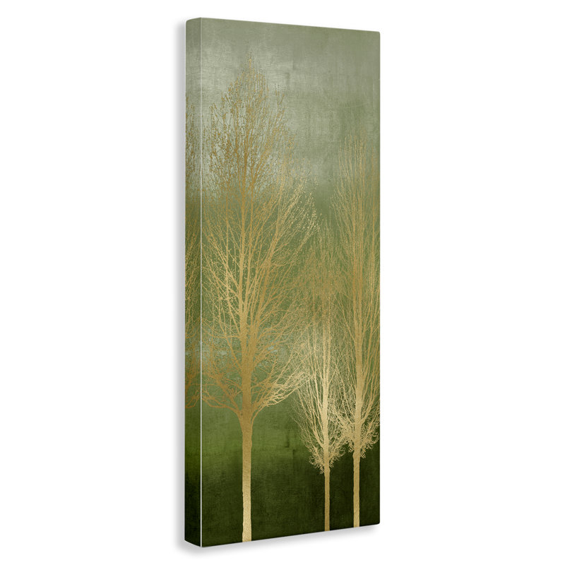 Tranquil Gold Branches, conception de Kate Bennett, H 24 po x l 10 po