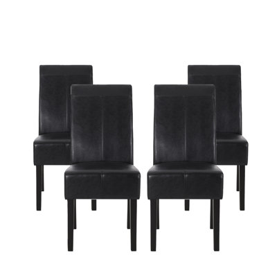 Danielle Faux Leather Upholstered Side Chairs
