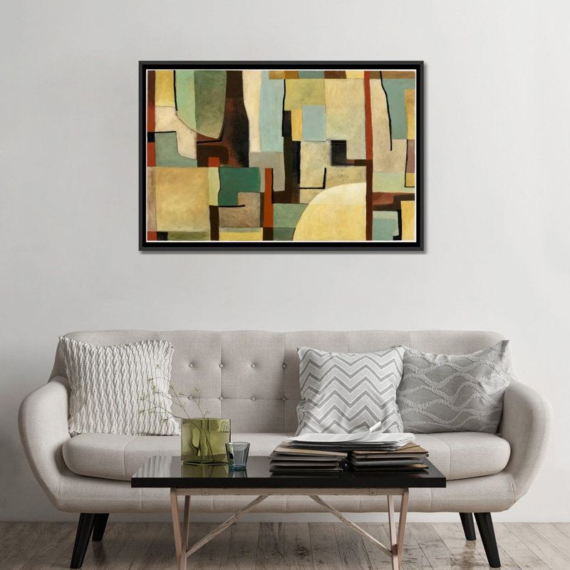 "i93" par pablo esteban, reproduction d’art sur toile, Toile avec cadre noir, Pas de tapis, H 32 po x l 48 po x P 1,5 po