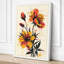 Vibrant Dahlia Study Botanical - Wrapped Canvas-1363358531-1363358532