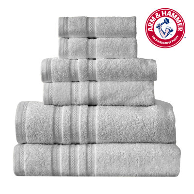 Arm & Hammer Performance Towel Set - 2 Bath Towels / 2 Hand Towels / 2 Washcloths
