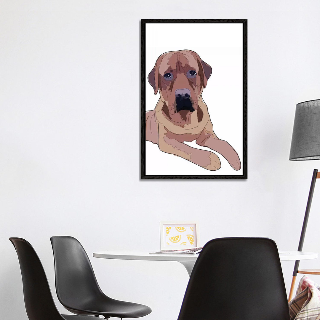 Labrador II von Sketch And Paws - Galerie-verpackte Leinwand Giclée auf Leinwand