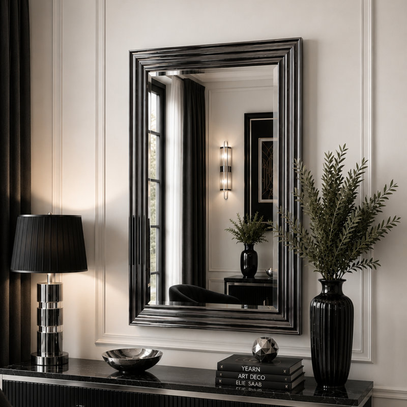 Allysan Resin Flat Mirror, 75cm H x 128.5cm W