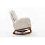 Chaise berçante rembourrée en tissu 39,7 po-105689364