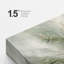 Œuvre d'art floral abstrait abstrait vert botanique, photos de salon élégantes, impression sur toile encadrée-126054480-126054482