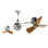 62" Italo Ventania 3 Blade Ceiling Fan