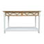 Console de 48 pouces de long avec 2 tiroirs et 1 tablette inférieure pour le couloir d'entrée - Assemblage facile - artisanat traditionnel et fonctionnalité