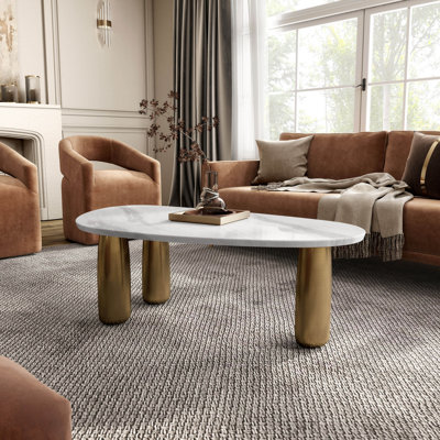 Vanita Sintered Stone Coffee Table