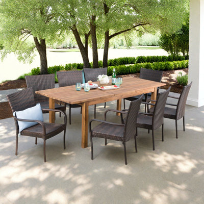 Mangus 9 Piece Extendable Dining Set by Union Rustic