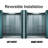 46"-48" W x 72" H Semi-Frameless Bypass Shower Door-64437014