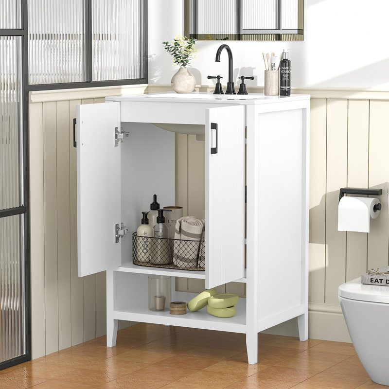 24" Single Bathroom Vanity Set