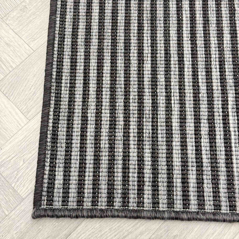 Runner Striped Flatweave Area Rug, Runner 60 x 300 cm