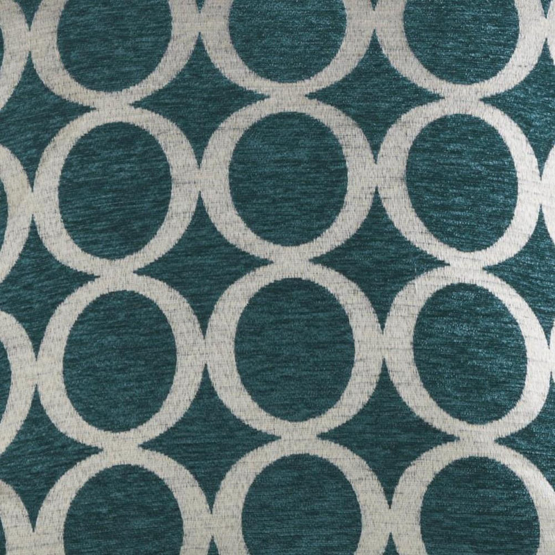 Broward Oh Cushion Cover, Teal, 55 x 55cm, Cushion Cover Only - No Insert