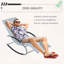 Chaise longue berçante avec coussin détachable Outsunny