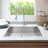 Drop-In 33-in x 22-in Brushed Stainless Steel Single Bowl 1-Hole Kitchen Sink