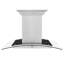 36" 400 CFM Ducted Island Range Hood in Stainless Steel with Nightlight