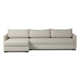 Leyt 2PC LAF Sleeper Sect W/ Storage-Alameda Snow