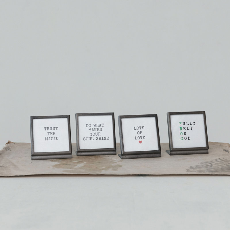 Caoimhe Metal Matte Picture Frame - Set of 4, Black