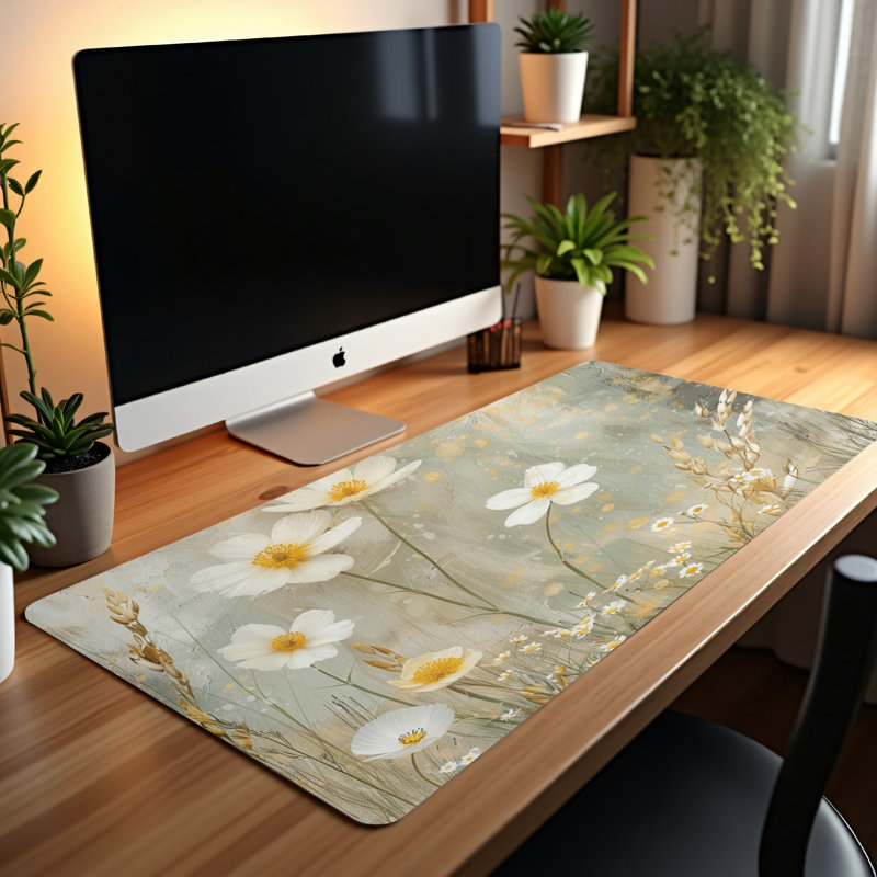 Polyester Desk Pad, 31.5x15.5