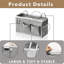 2 paniers suspendus pour l'organisation, panier de rangement mural en tissu, organisateur mural-680621347