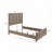 Wooden Panel Platform Bed